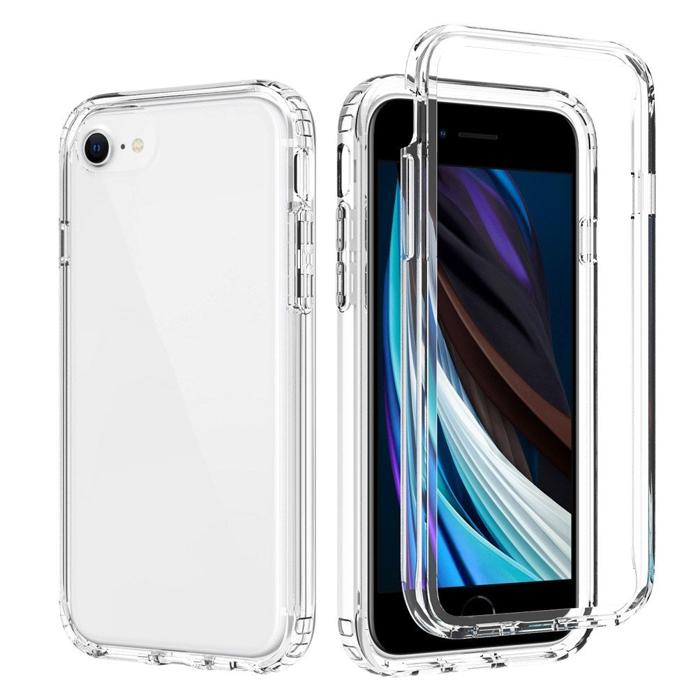 iPhone 6/6s/7/8/SE (2020)/(2022) Full Protection Bagside Cover - Gennemsigtig