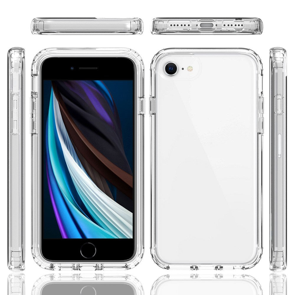 iPhone 6/6s/7/8/SE (2020)/(2022) Full Protection Bagside Cover - Gennemsigtig