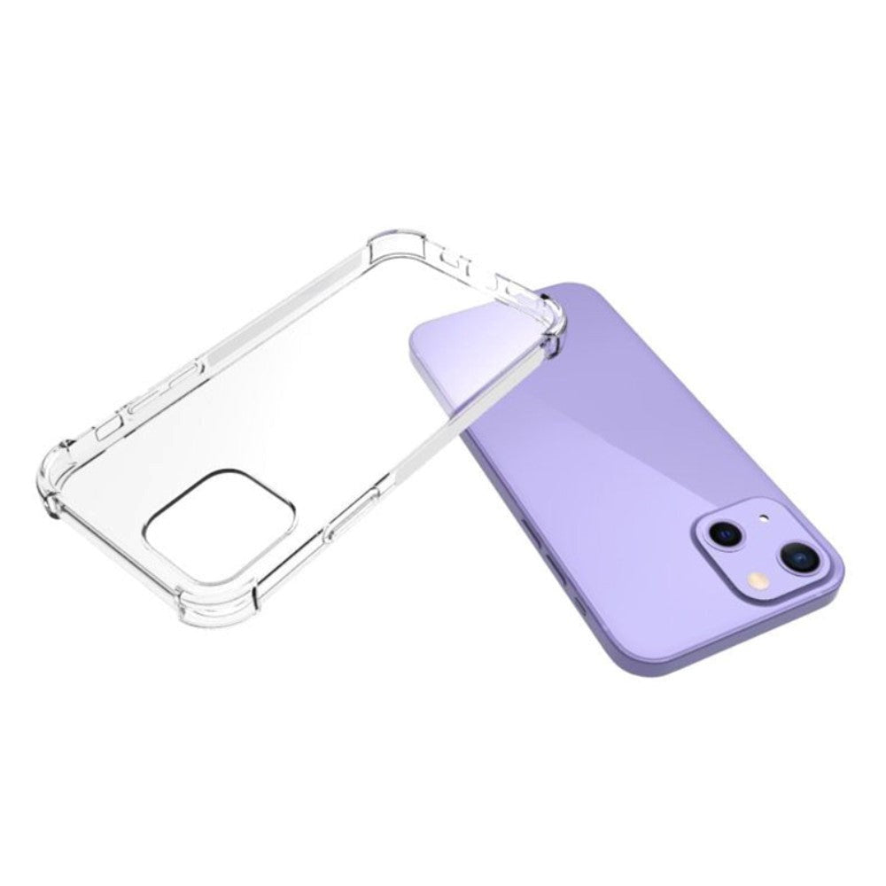 iPhone 13 Mini Shock-Proof Fleksibel Plastik Cover - Gennemsigtig