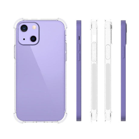 iPhone 13 Mini Shock-Proof Fleksibel Plastik Cover - Gennemsigtig