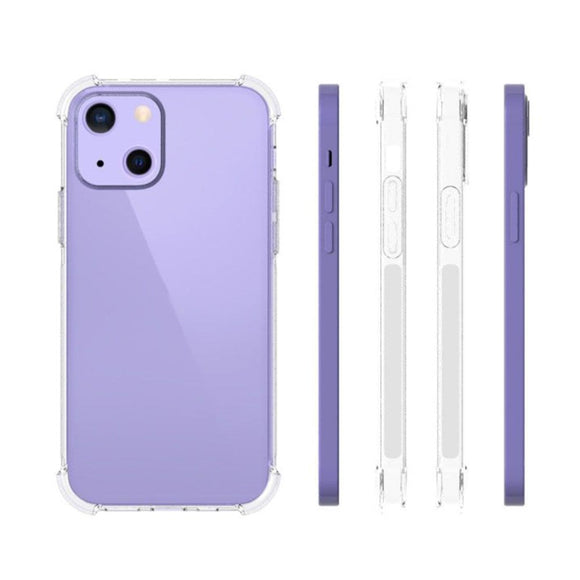 iPhone 13 Mini Shock-Proof Fleksibel Plastik Cover - Gennemsigtig