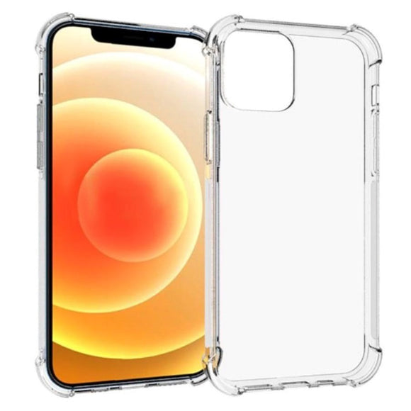 iPhone 13 Shock-Proof Fleksibel Plastik Cover - Gennemsigtig