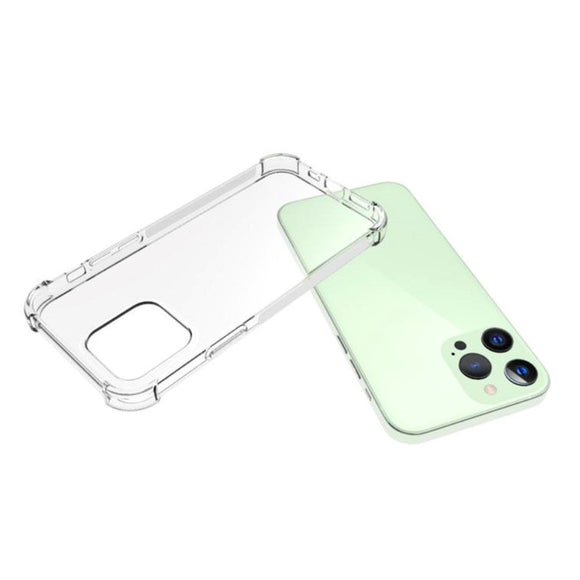 iPhone 13 Pro Shock-Proof Fleksibel Plastik Cover - Gennemsigtig