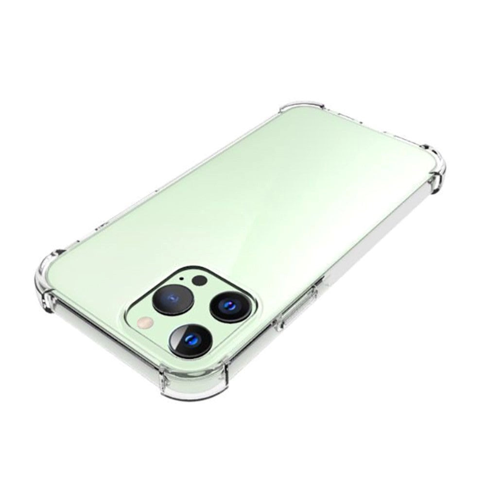 iPhone 13 Pro Shock-Proof Fleksibel Plastik Cover - Gennemsigtig