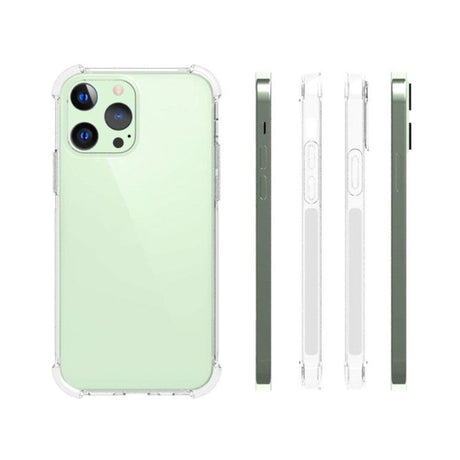 iPhone 13 Pro Shock-Proof Fleksibel Plastik Cover - Gennemsigtig