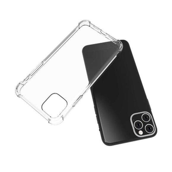 iPhone 13 Pro Max Shock-Proof Fleksibel Plastik Cover - Gennemsigtig