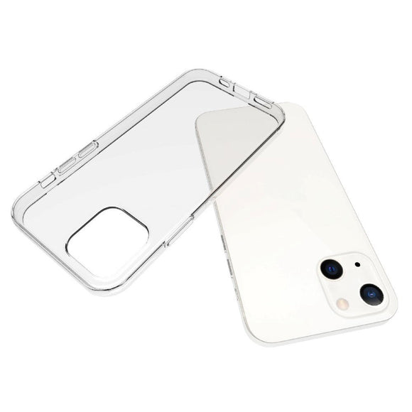 iPhone 13 Ultra Thin Fleksibel Plastik Cover - Gennemsigtig