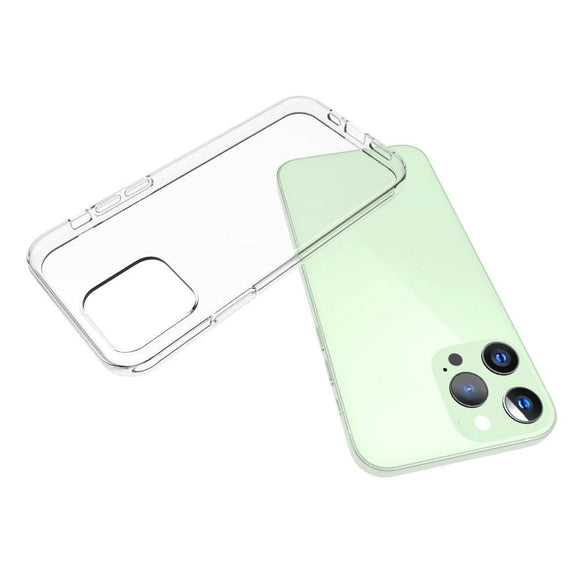 iPhone 13 Pro Ultra Thin Fleksibel Plastik Cover - Gennemsigtig