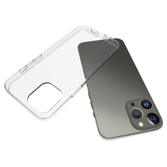 iPhone 13 Pro Max Fleksibel Plastik Cover - Gennemsigtig