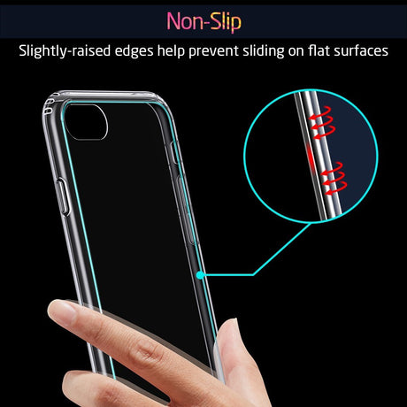 iPhone SE (2022 / 2020) / 8 / 7 ESR Fleksibelt Plastik Cover - Gennemsigtig