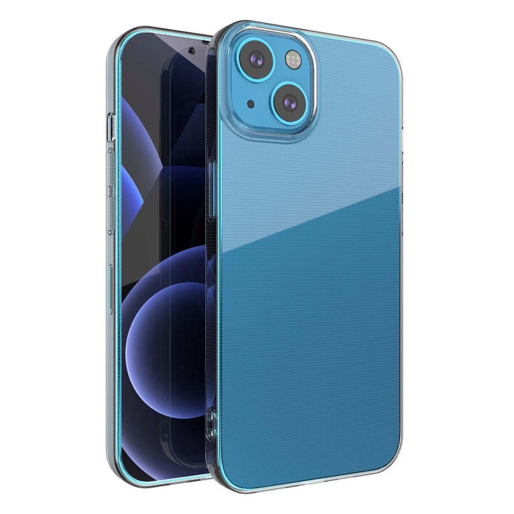iPhone 13 Crystal Clear Fleksibel Plastik Cover - Gennemsigtig