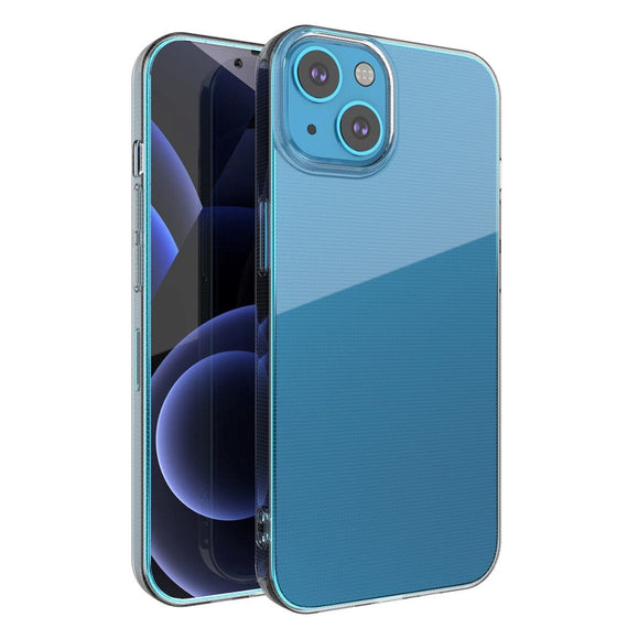 iPhone 13 Crystal Clear Fleksibel Plastik Cover - Gennemsigtig