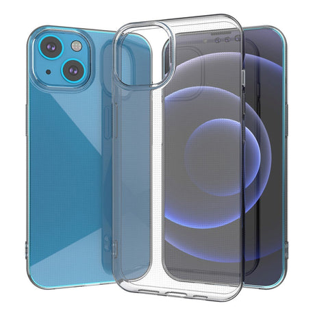 iPhone 13 Crystal Clear Fleksibel Plastik Cover - Gennemsigtig
