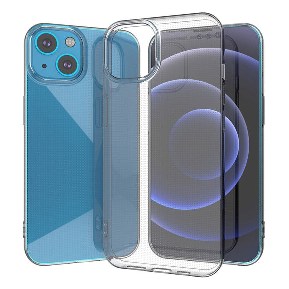 iPhone 13 Crystal Clear Fleksibel Plastik Cover - Gennemsigtig