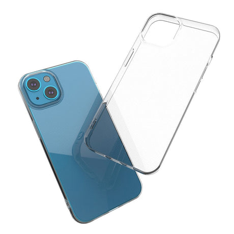 iPhone 13 Crystal Clear Fleksibel Plastik Cover - Gennemsigtig