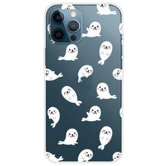 iPhone 13 Pro Max Fleksibel Plastik Cover - Gennemsigtig / Babysæler