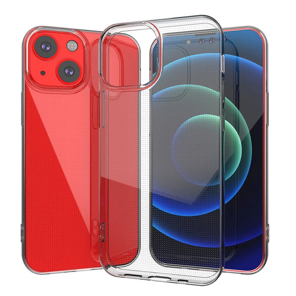 iPhone 13 Mini Fleksibelt Plastik Mobil Cover - Gennemsigtig