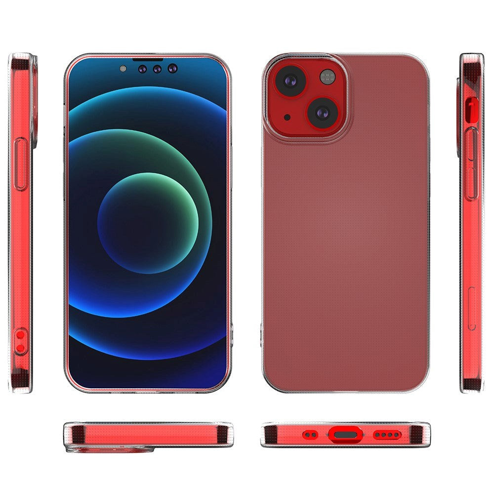 iPhone 13 Mini Fleksibelt Plastik Mobil Cover - Gennemsigtig