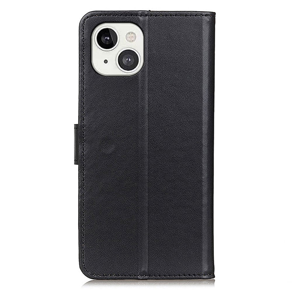 iPhone 13 Læder Cover m. Pung - Sort