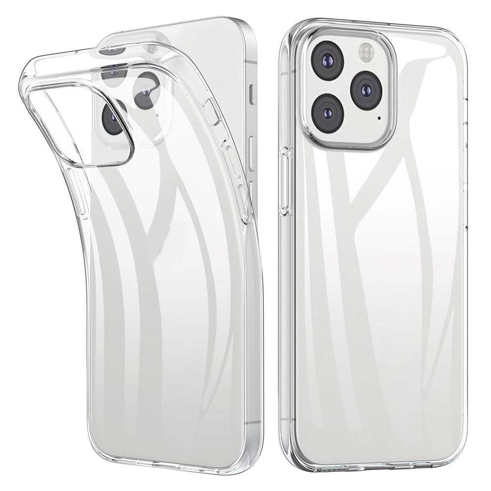 iPhone 13 Pro Fleksibel Plastik Cover - Gennemsigtig