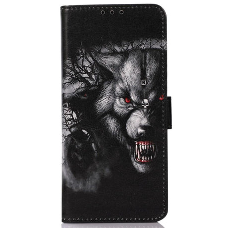 iPhone 13 Pro Max Læder Flip Cover m. Pung - Ulv