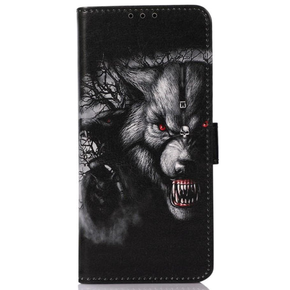 iPhone 13 Pro Max Læder Flip Cover m. Pung - Ulv