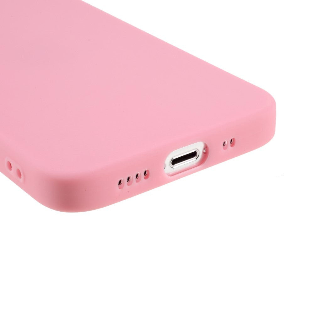 iPhone 13 Fleksibel TPU Plast Bagside Cover - Lyserød
