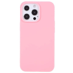 iPhone 13 Pro Max Fleksibel TPU Plast Bagside Cover - Lyserød
