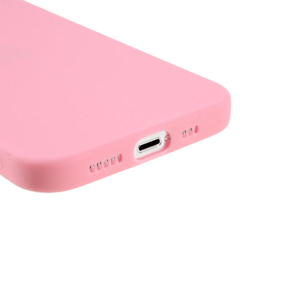 iPhone 13 Pro Max Fleksibel TPU Plast Bagside Cover - Lyserød
