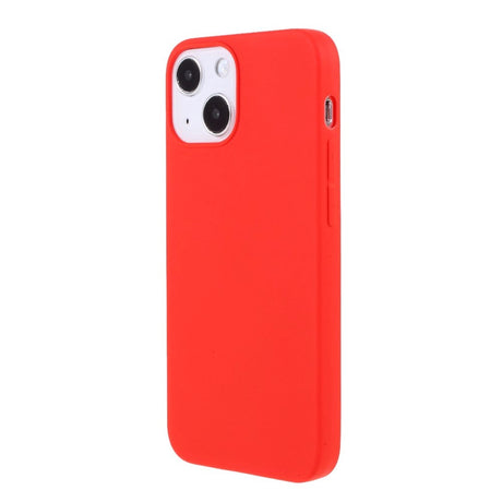 iPhone 13 Mini Fleksibel TPU Plast Bagside Cover - Rød