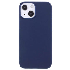 iPhone 13 Mini Fleksibel TPU Plast Bagside Cover - Mørkeblå