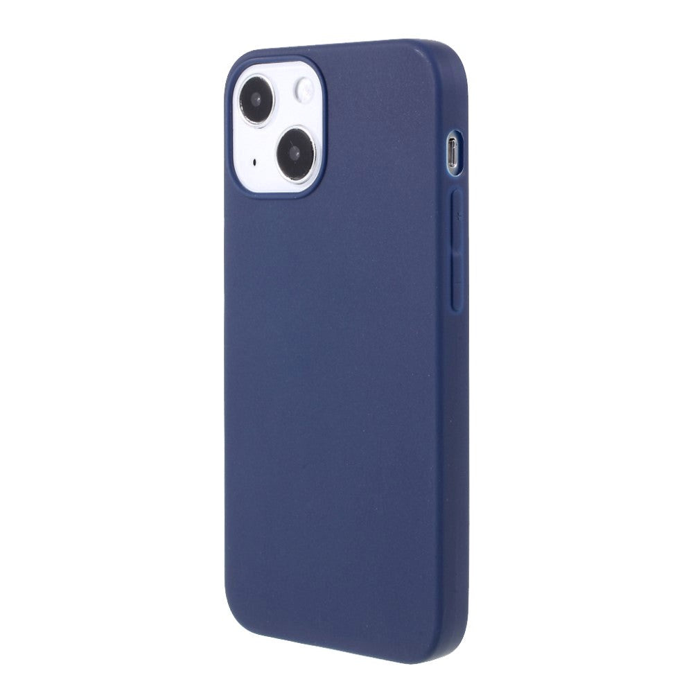 iPhone 13 Mini Fleksibel TPU Plast Bagside Cover - Mørkeblå