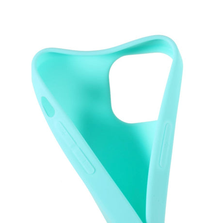 iPhone 13 Mini Fleksibel TPU Plast Bagside Cover - Cyan