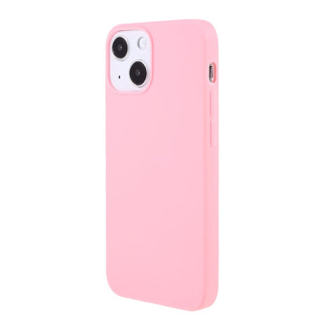 iPhone 13 Mini Fleksibel TPU Plast Bagside Cover - Lyserød