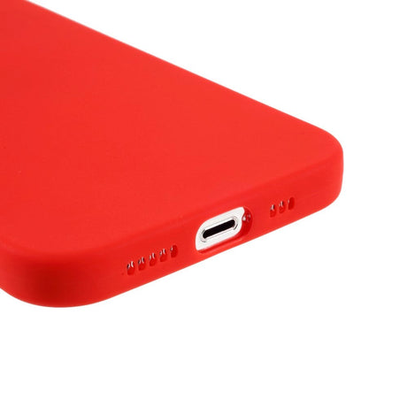 iPhone 13 Pro Fleksibel TPU Plast Bagside Cover - Rød