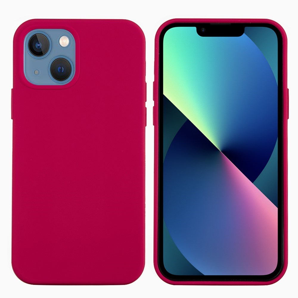 EIDERWOOD iPhone 13 Foret Silikone Cover - Mørkerød