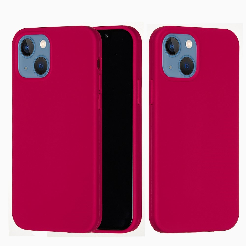 EIDERWOOD iPhone 13 Foret Silikone Cover - Mørkerød