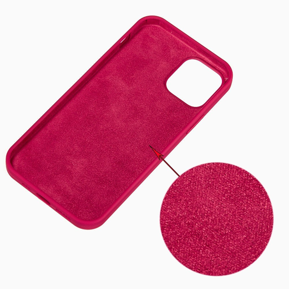 EIDERWOOD iPhone 13 Foret Silikone Cover - Mørkerød