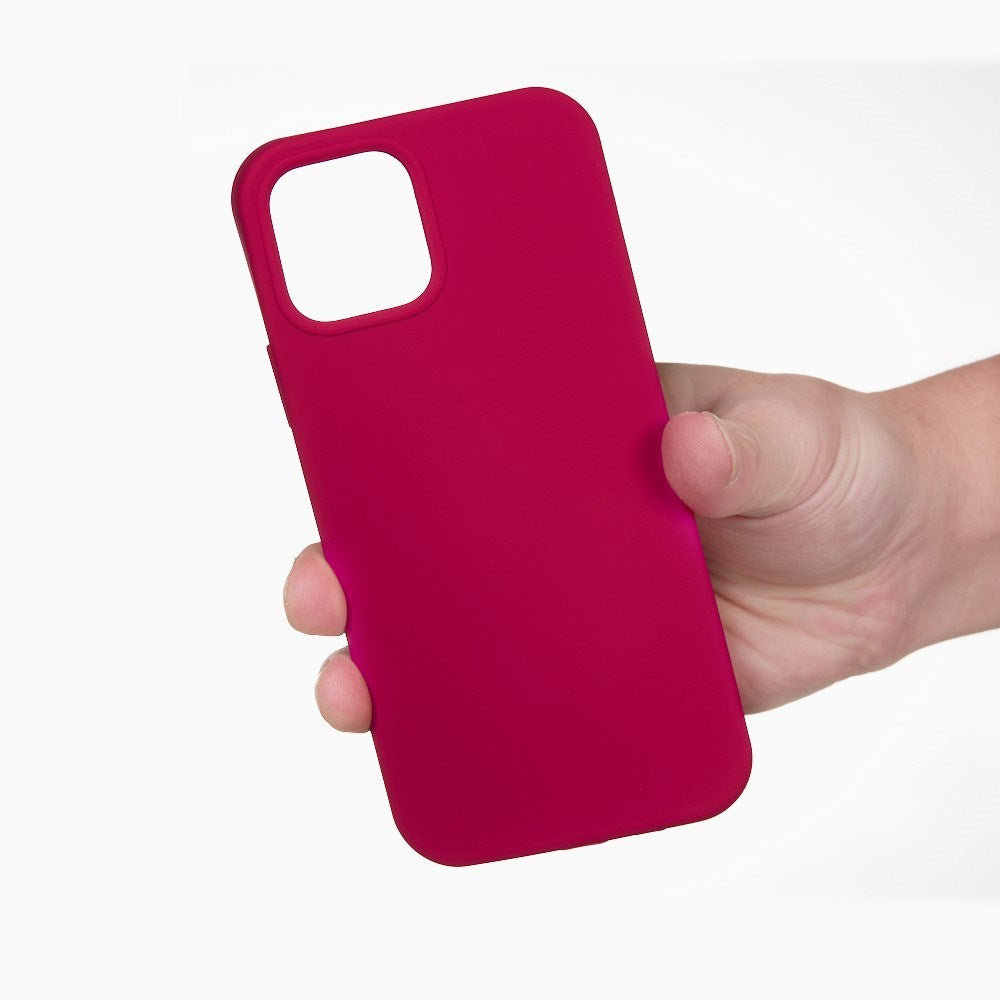 EIDERWOOD iPhone 13 Foret Silikone Cover - Mørkerød