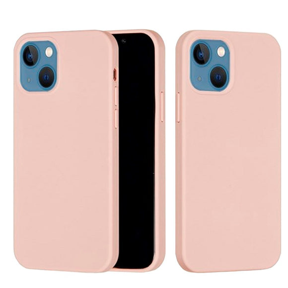 iPhone 13 Mini Liquid Silikone Cover - Lyserød
