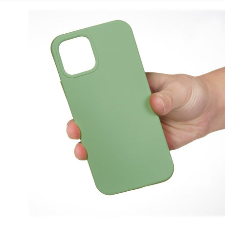 iPhone 13 Mini Liquid Silikone Cover - Lysegrøn