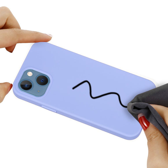 iPhone 13 Mini Liquid Silikone Cover - Lilla