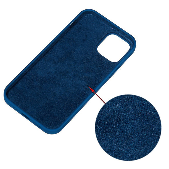 iPhone 13 Mini Liquid Silikone Cover - Blå