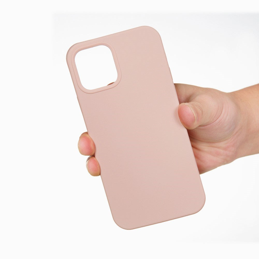 iPhone 13 Mini Liquid Silikone Cover - Lyserød