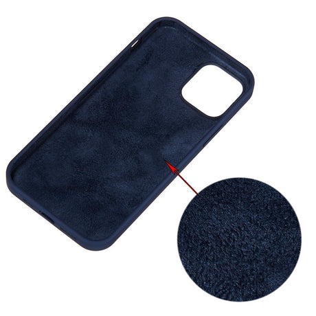 iPhone 13 Mini Liquid Silikone Cover - Mørkeblå