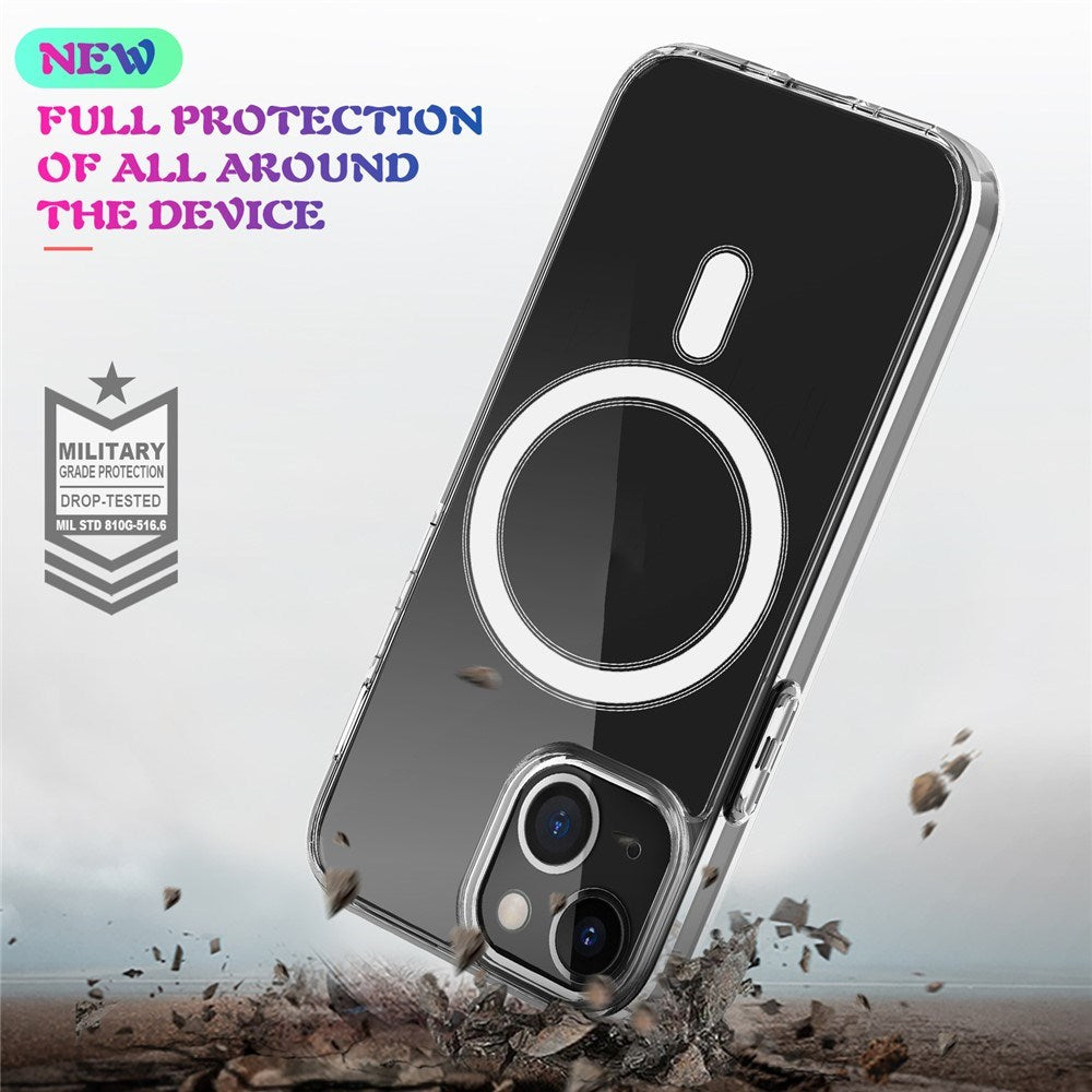 iPhone 13 EIDERWOOD Fleksibelt Plastik Mobilcover - MagSafe Kompatibel - Gennemsigtig / Hvid