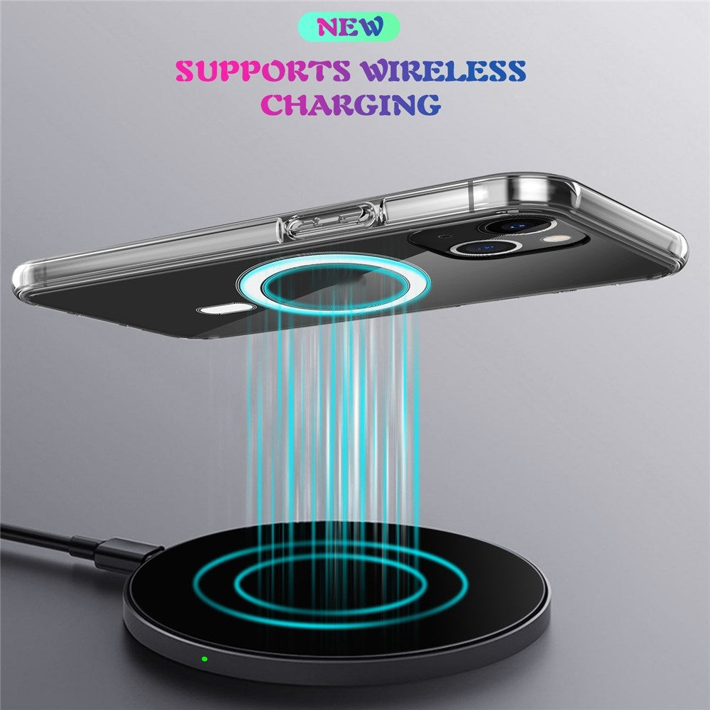 iPhone 13 EIDERWOOD Fleksibelt Plastik Mobilcover - MagSafe Kompatibel - Gennemsigtig / Hvid