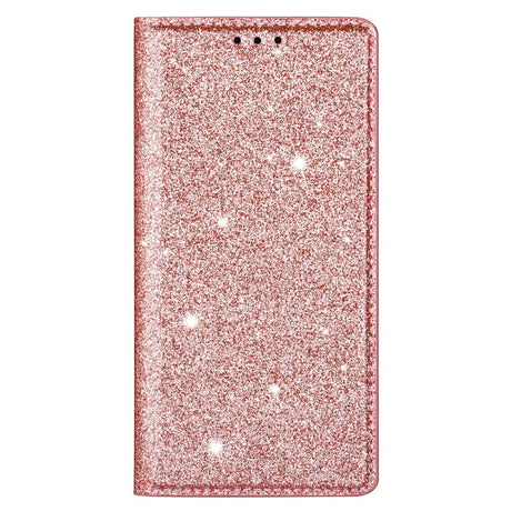 EIDERWOOD iPhone 13 Mini Læder Cover m. Pung & Ståfunktion - Glimmer - Rose Gold