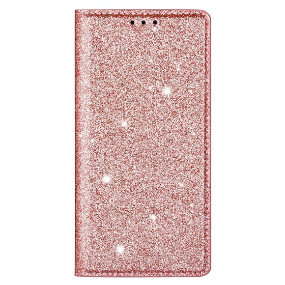 EIDERWOOD iPhone 13 Mini Læder Cover m. Pung & Ståfunktion - Glimmer - Rose Gold