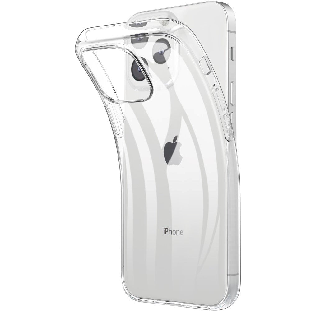 iPhone 13 Pro Cover + Hærdet Glas Skærmbeskyttelse - Case-Friendly - Gennemsigtig